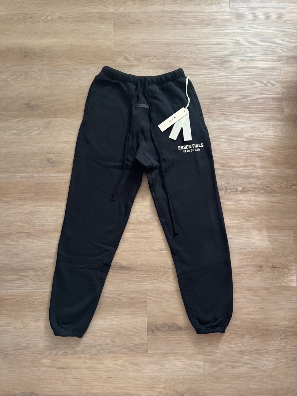 Fear Of God Essentials SS25 New Version Jet Black Sweatpants